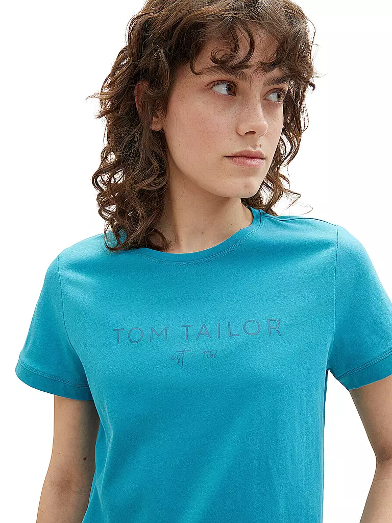 TOM TAILOR petrol T-Shirt
