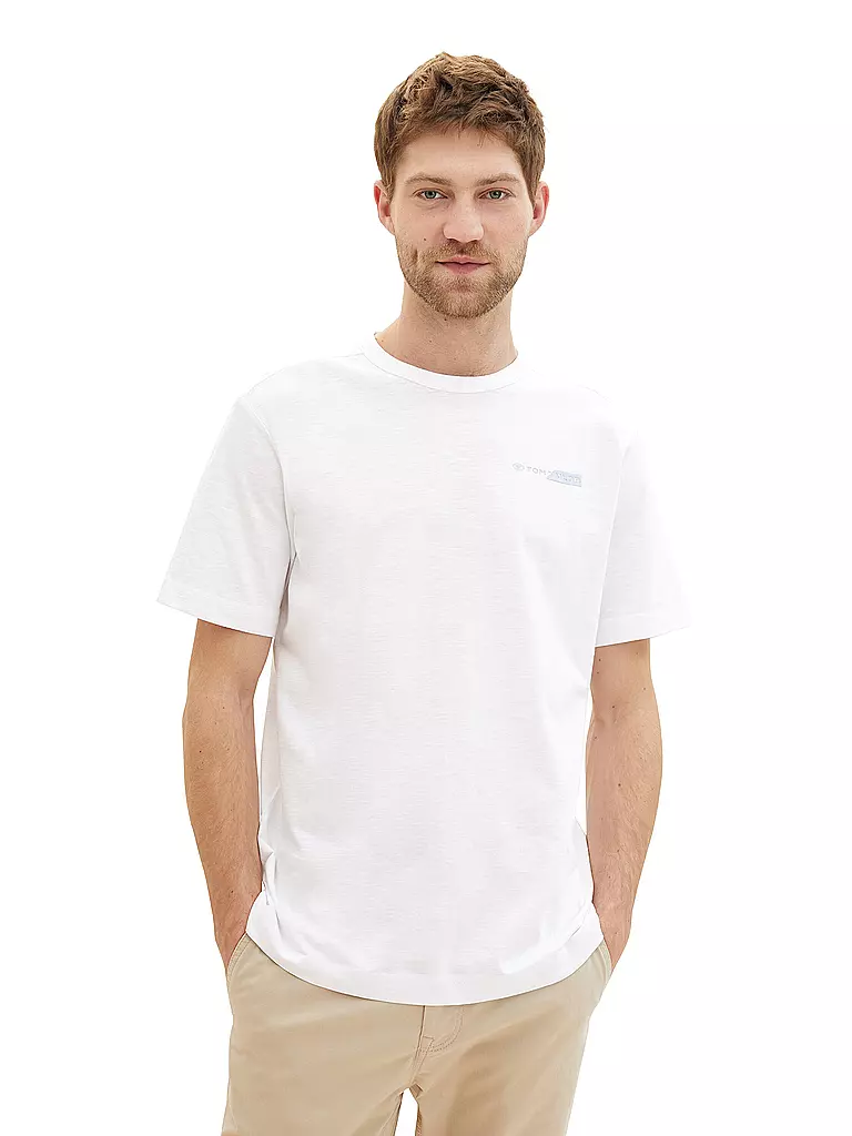 TOM TAILOR | T-Shirt | weiss