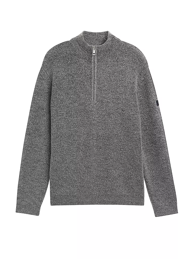 TOM TAILOR | Troyer Pullover | grau