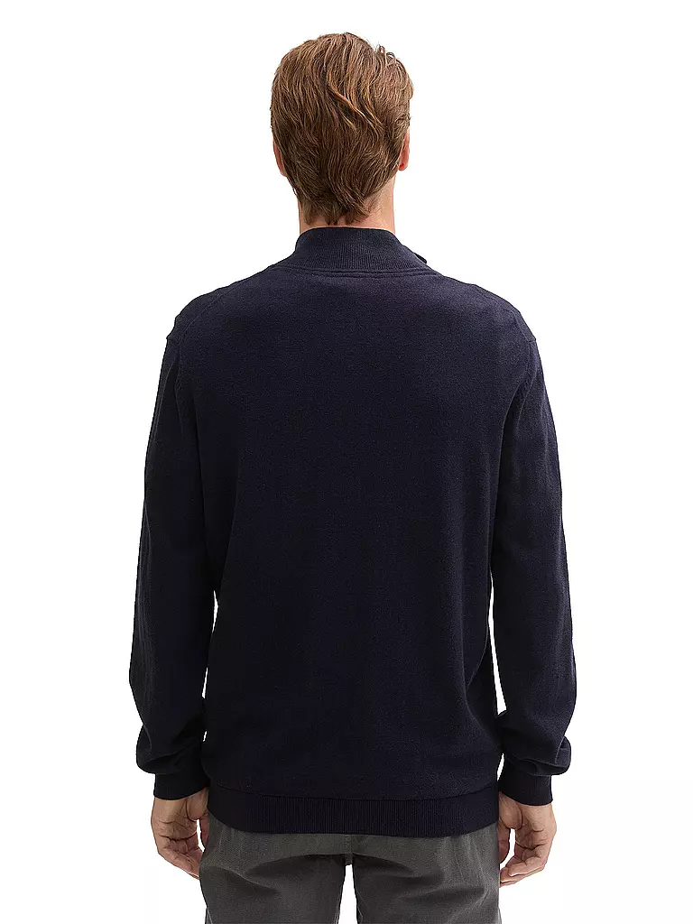 TOM TAILOR | Troyer Pullover | blau