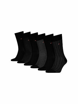 TOMMY HILFIGER | Socken Geschenkbox 6er Pkg. black