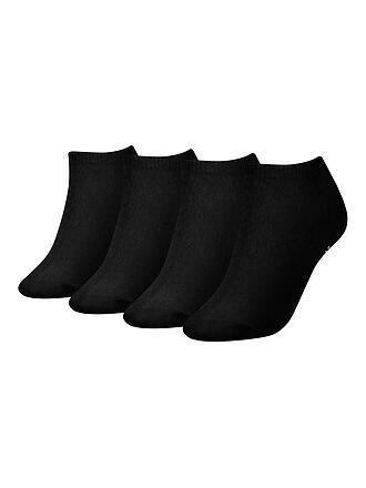 TOMMY HILFIGER | Sneaker Socken 4er Pkg. Black