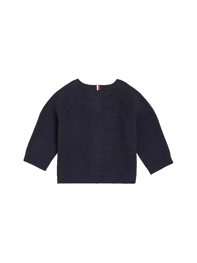 TOMMY HILFIGER | Baby Strickjacke  | dunkelblau