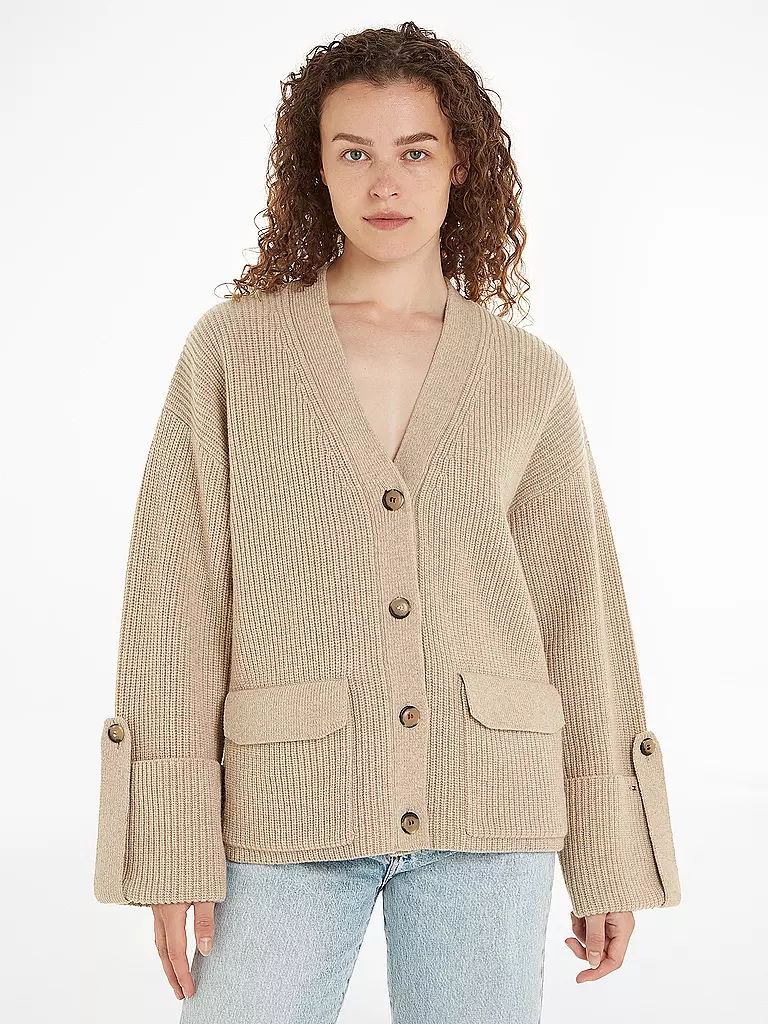 TOMMY HILFIGER | Cardigan  | beige