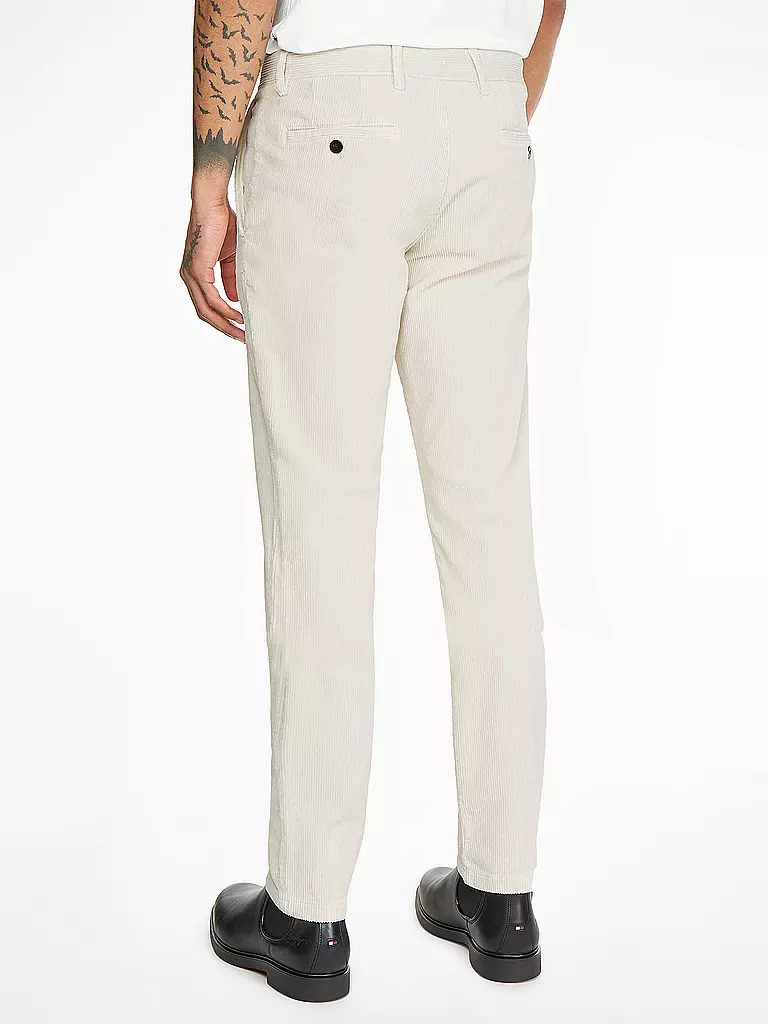 TOMMY HILFIGER | Chino - Cordhose DENTON | weiss