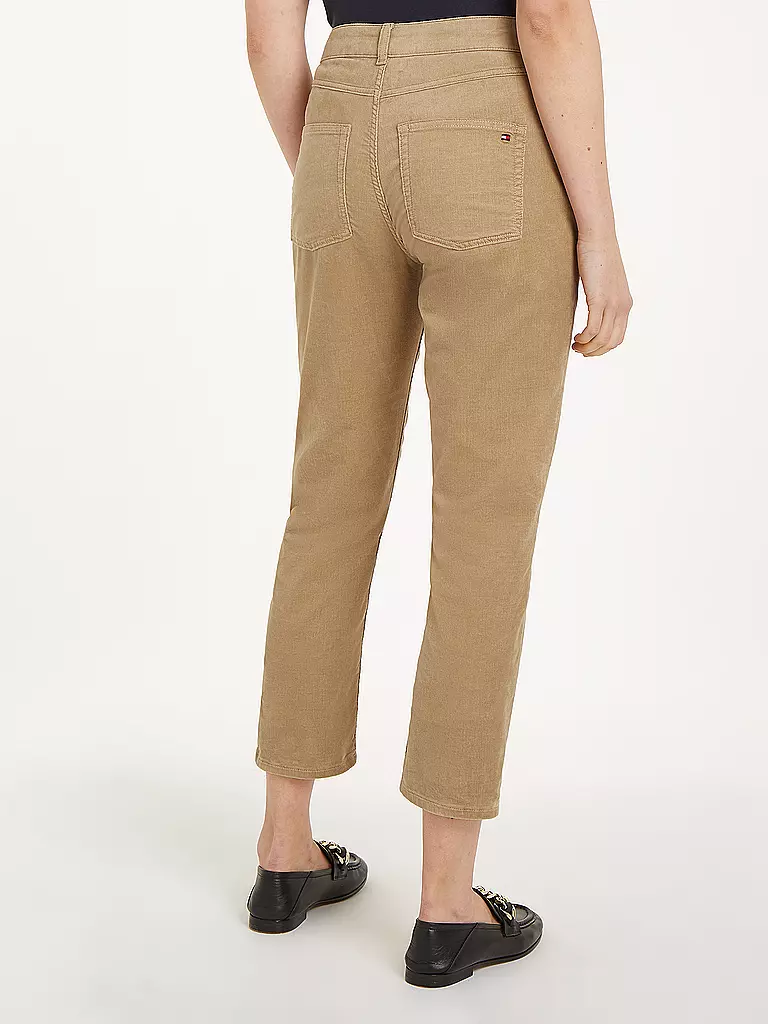 TOMMY HILFIGER | Cordhose Slim Fit | beige