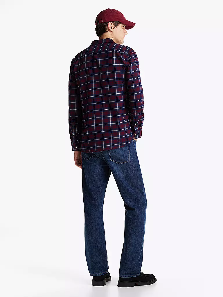 TOMMY HILFIGER | Hemd Regular Fit  | rot