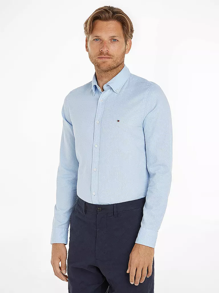 TOMMY HILFIGER | Hemd Slim Fit  | hellblau