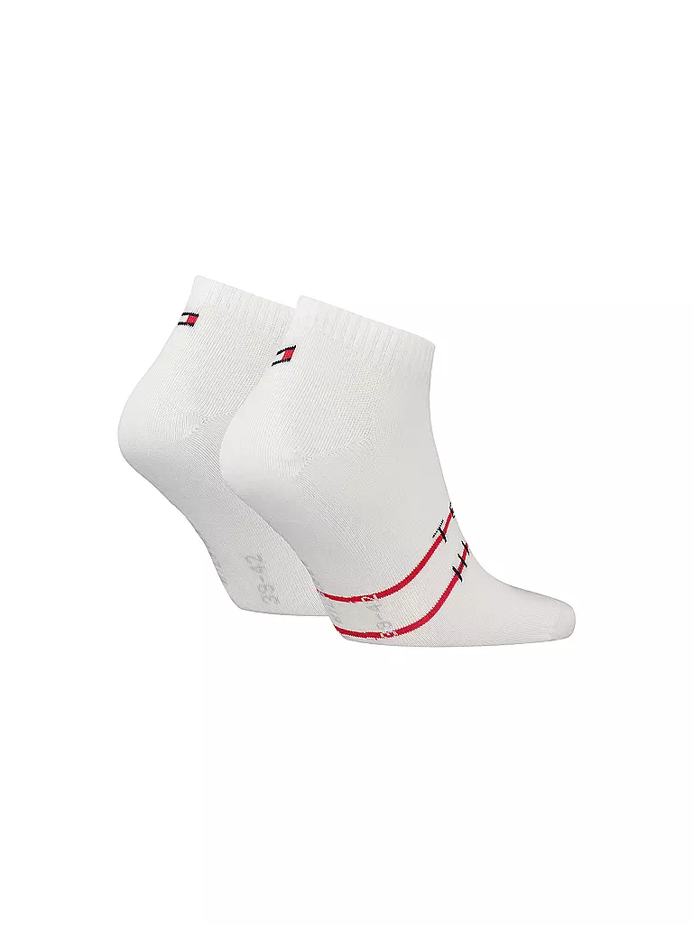 TOMMY HILFIGER | Herren Socken 2er Pkg white  | weiss