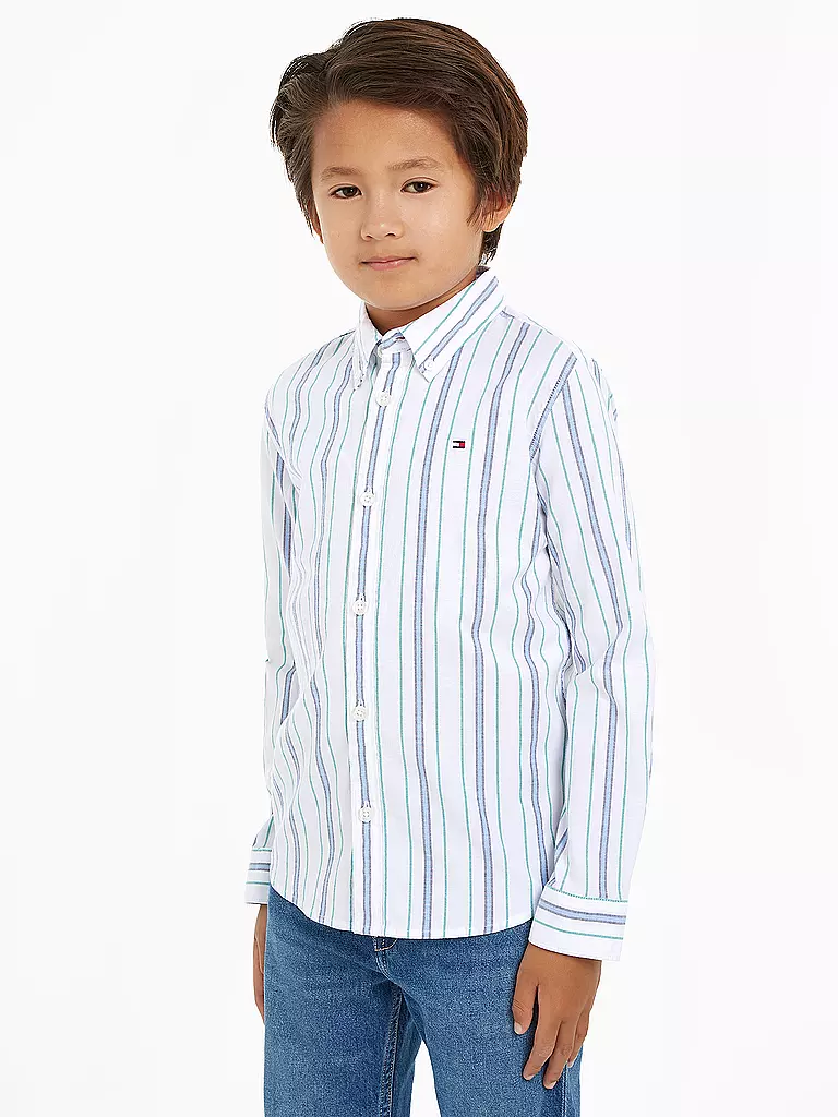 TOMMY HILFIGER | Jungen Hemd | weiss