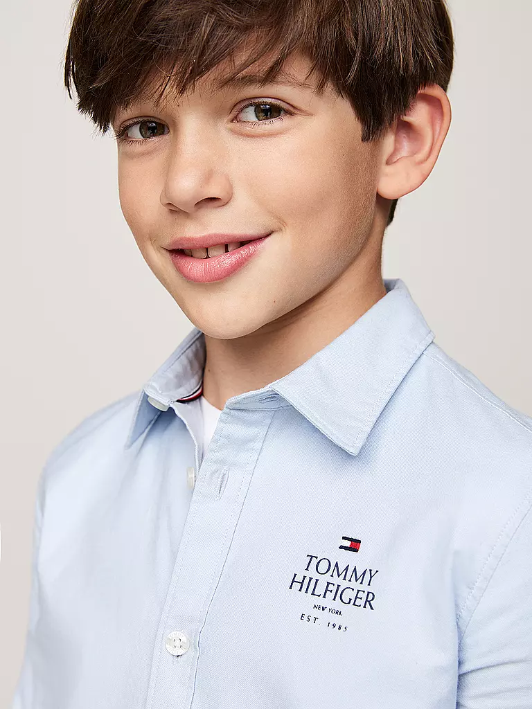 TOMMY HILFIGER | Jungen Hemd | dunkelblau