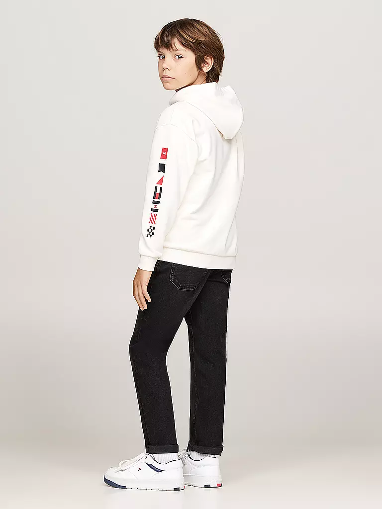 TOMMY HILFIGER | Jungen Hoodie | weiss