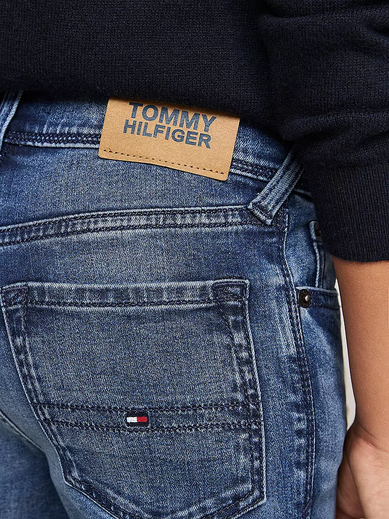 TOMMY HILFIGER | Jungen Jeans Slim Fit  | blau