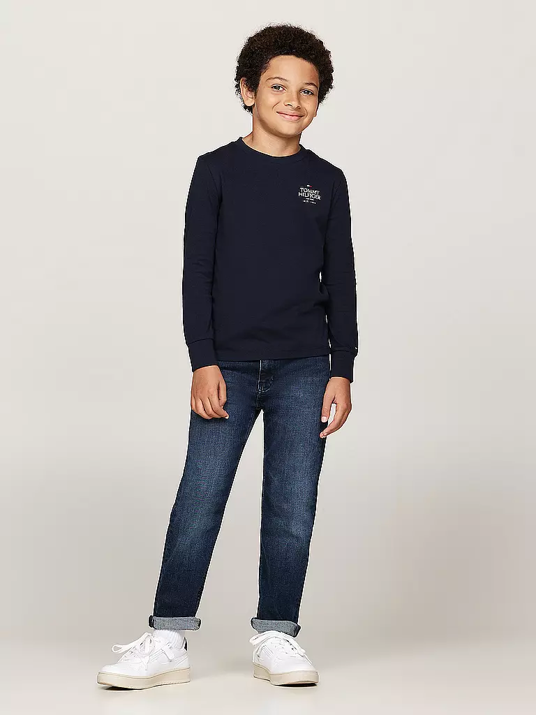 TOMMY HILFIGER | Jungen Langarmshirt | dunkelblau