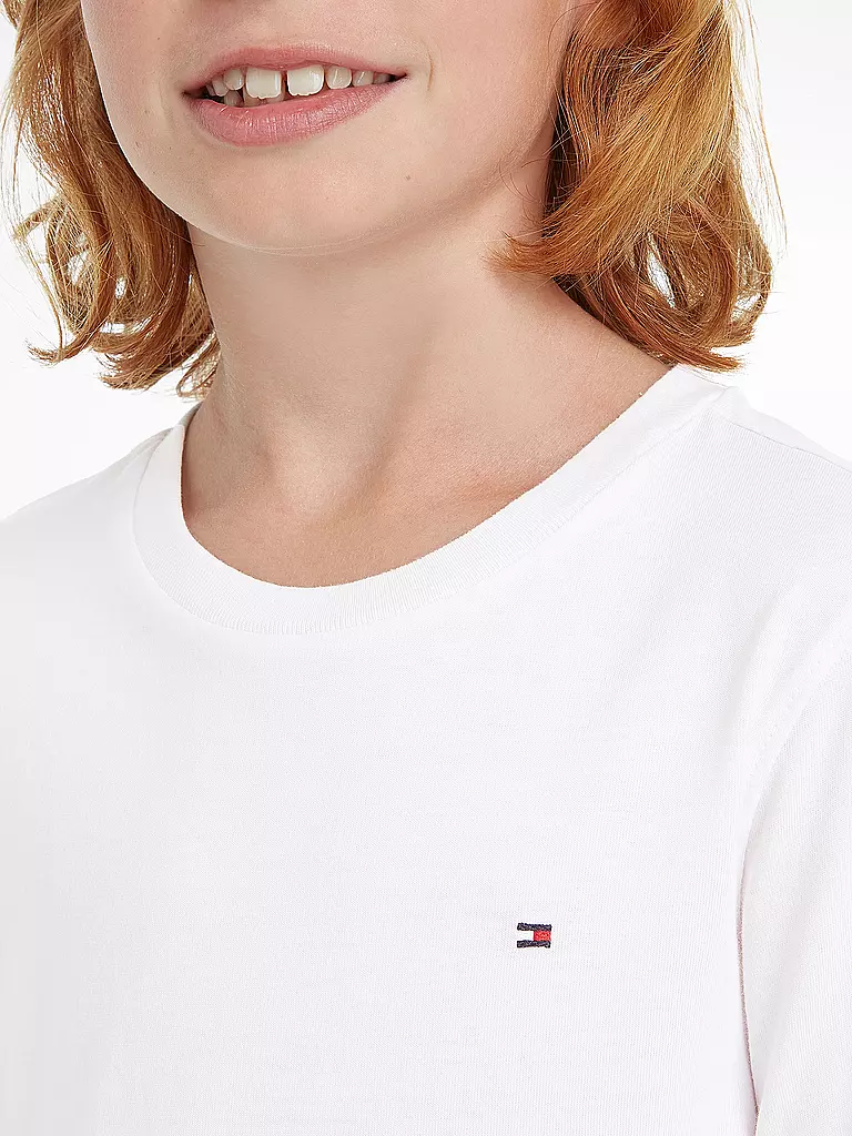 TOMMY HILFIGER | Jungen Langarmshirt | weiss