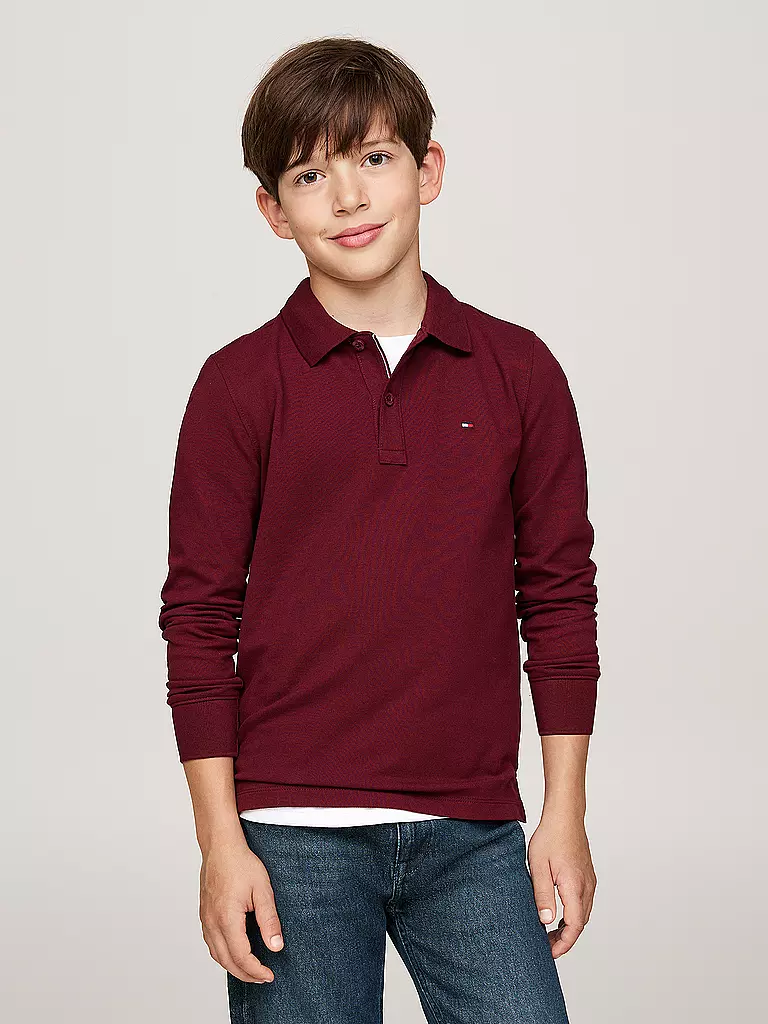 TOMMY HILFIGER | Jungen Poloshirt | schwarz