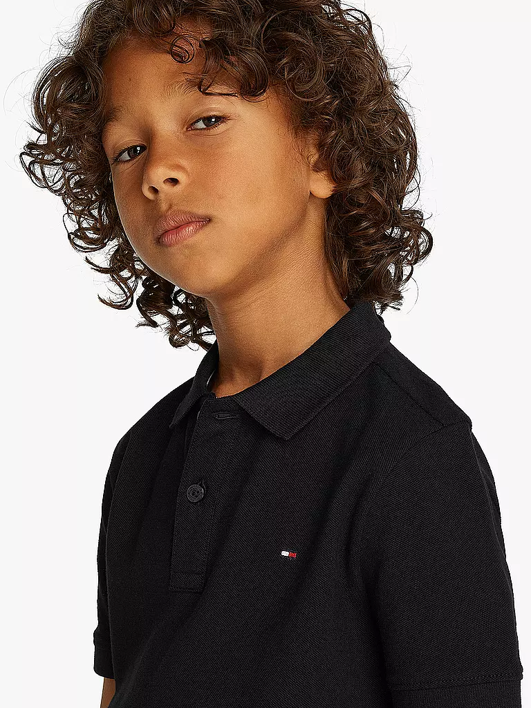 TOMMY HILFIGER | Jungen Poloshirt | schwarz