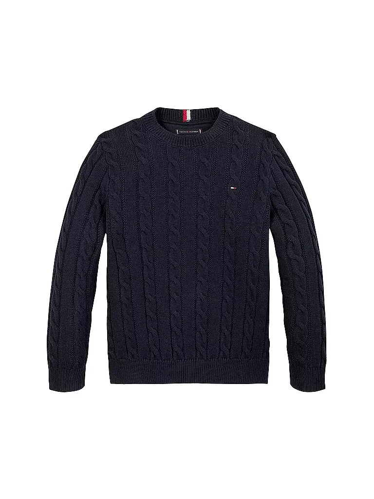 TOMMY HILFIGER | Jungen Pullover | dunkelblau