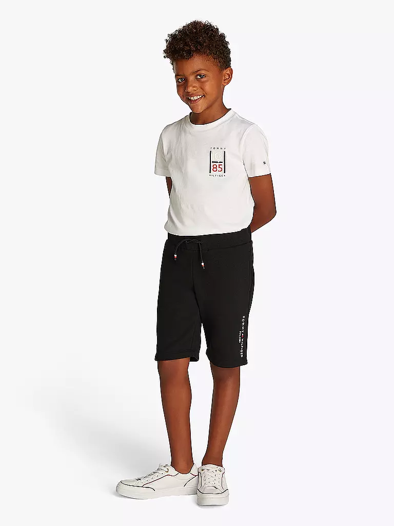 TOMMY HILFIGER | Jungen Shorts | schwarz