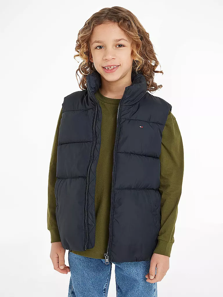 TOMMY HILFIGER | Jungen Steppgilet | dunkelblau