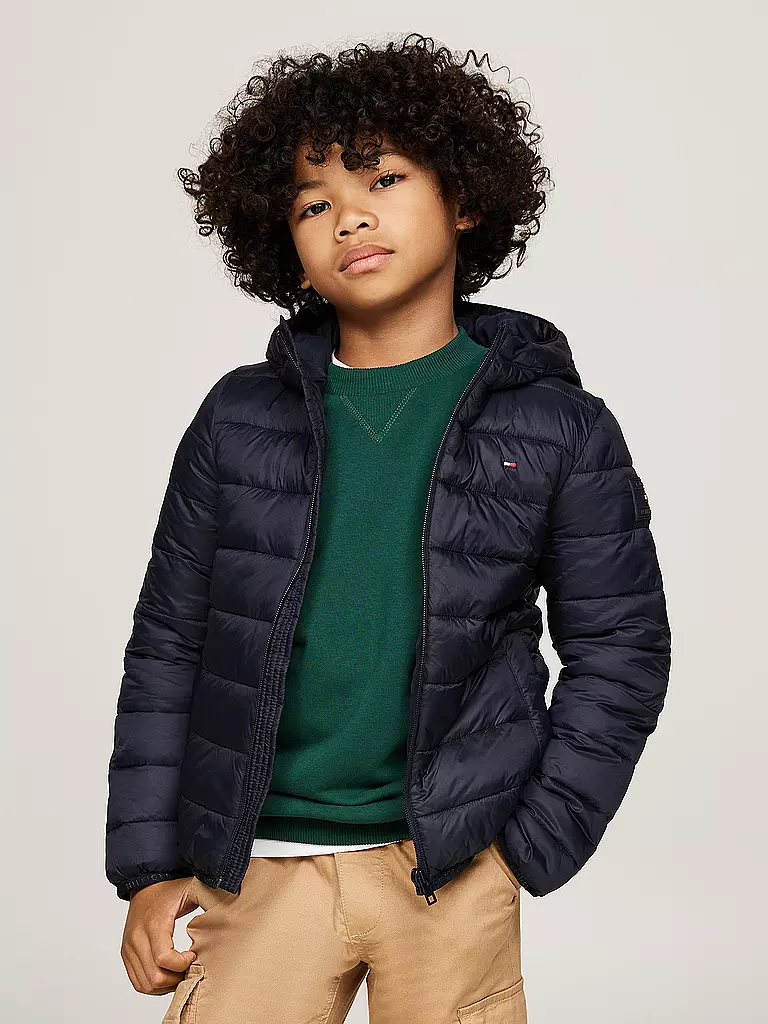 TOMMY HILFIGER | Jungen Steppjacke | dunkelblau