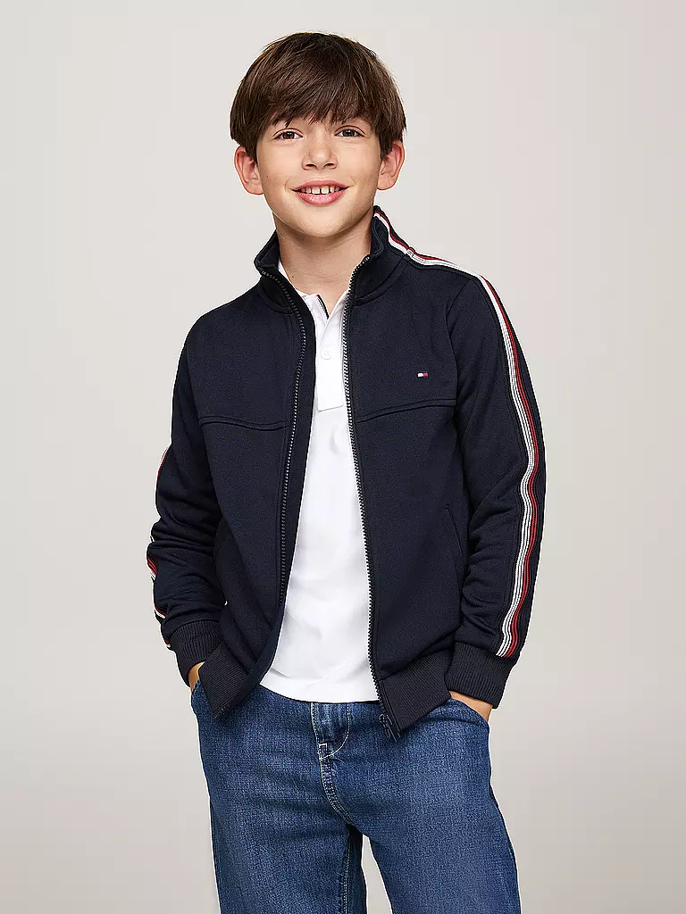 TOMMY HILFIGER | Jungen Sweatjacke | dunkelblau