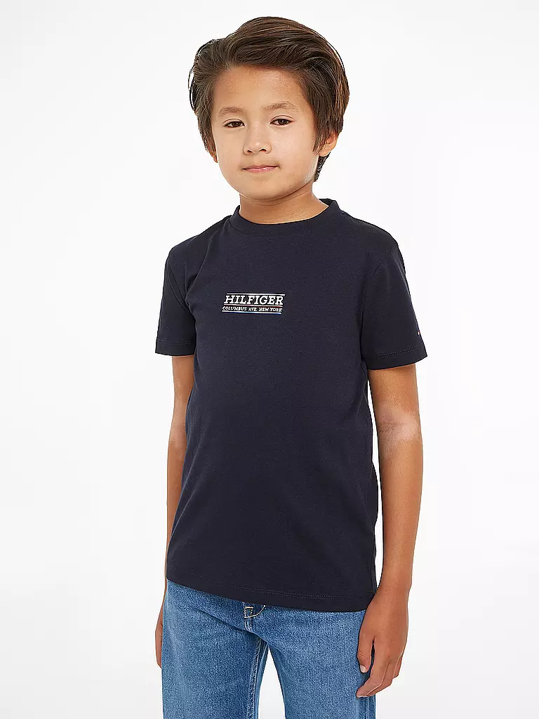 TOMMY HILFIGER | Jungen T-Shirt | dunkelblau