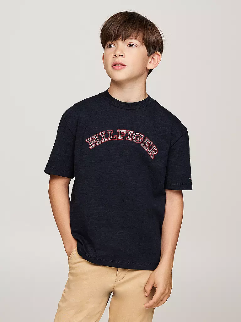 TOMMY HILFIGER | Jungen T-Shirt | dunkelblau