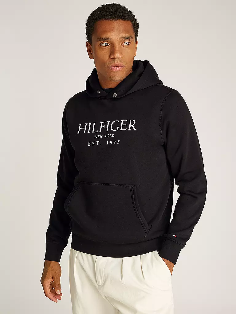 TOMMY HILFIGER | Kapuzensweater - Hoodie | schwarz