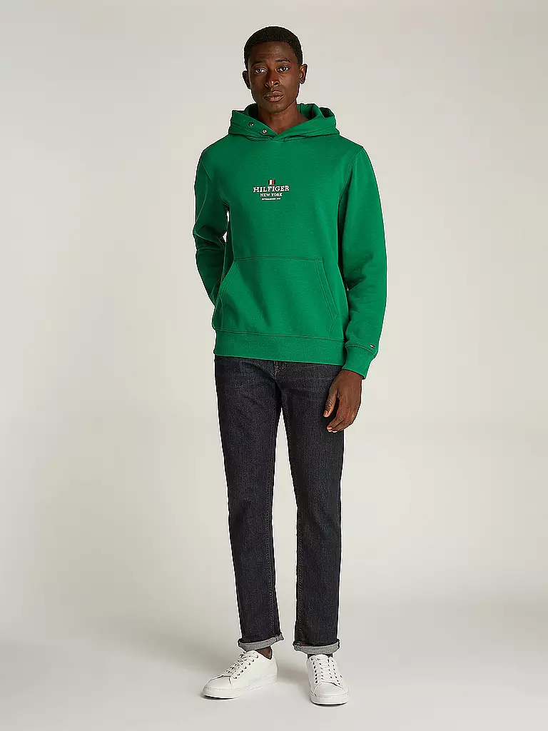 TOMMY HILFIGER | Kapuzensweater - Hoodie | dunkelgrün