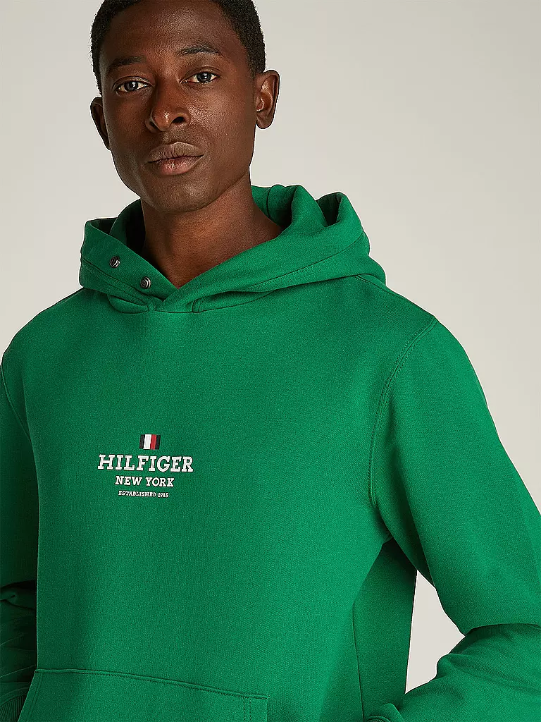 TOMMY HILFIGER | Kapuzensweater - Hoodie | dunkelgrün