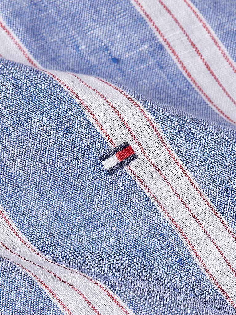 TOMMY HILFIGER | Leinenhemd Slim Fit  | hellblau