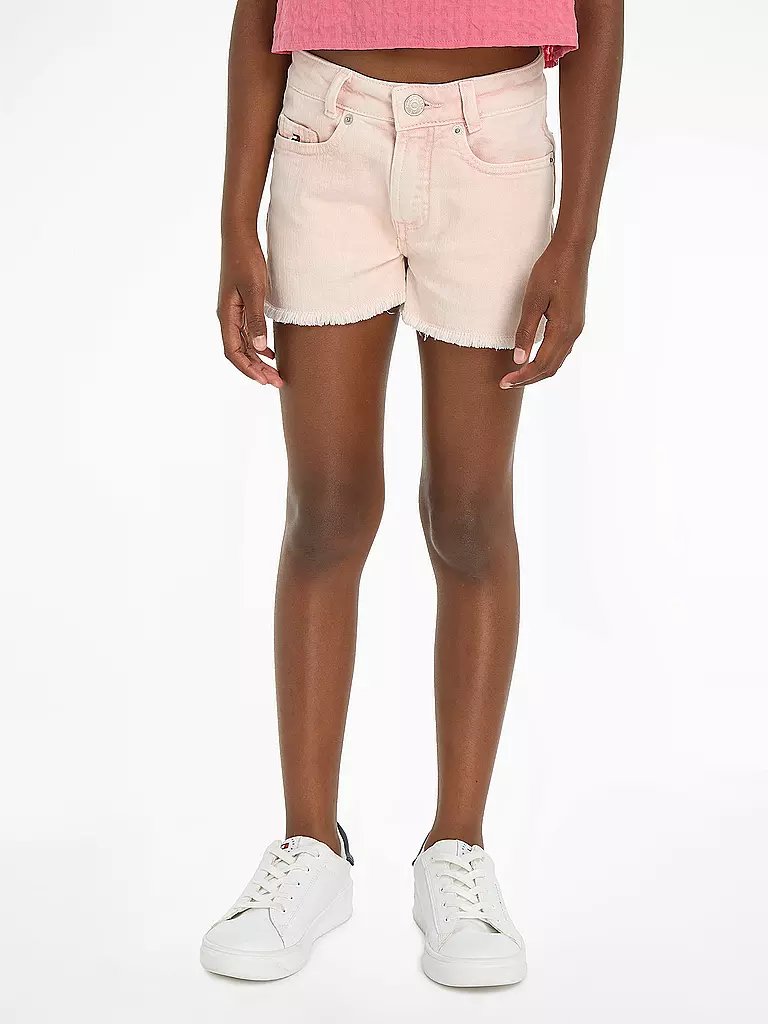 TOMMY HILFIGER | Mädchen Jeanshorts  | rosa