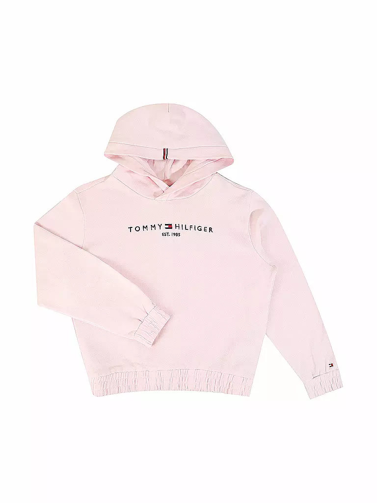Essential Kapuzensweater Hoodie HILFIGER - Mädchen TOMMY rosa