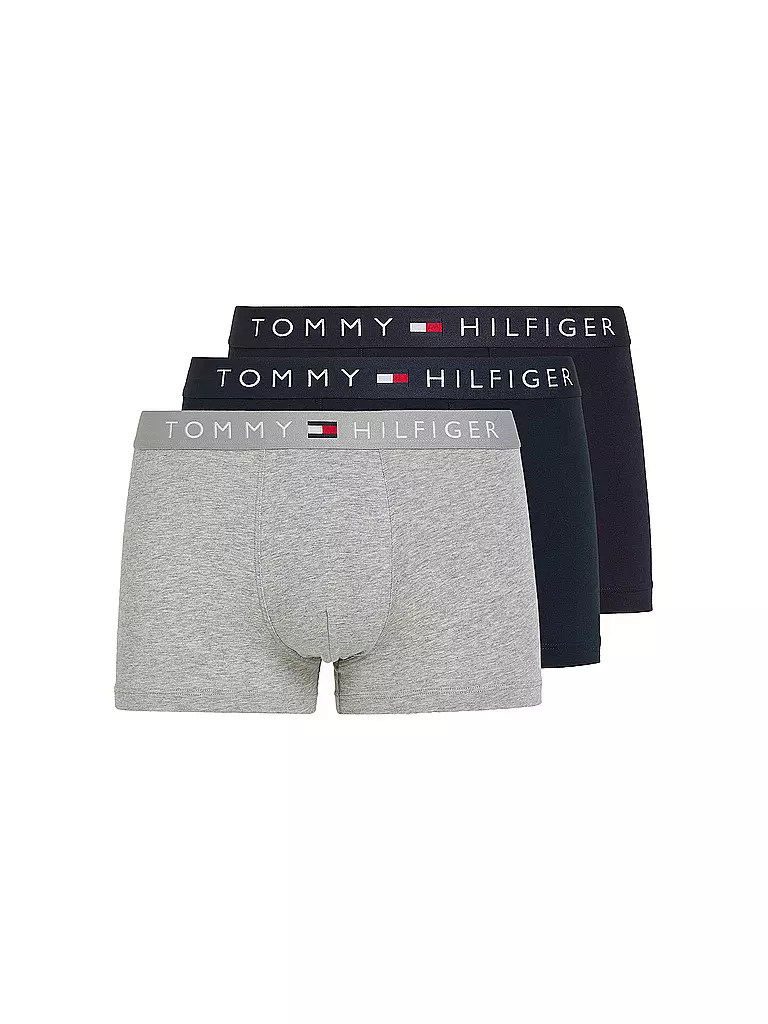 TOMMY HILFIGER | Pants 3er Pkg. black | hellgrau