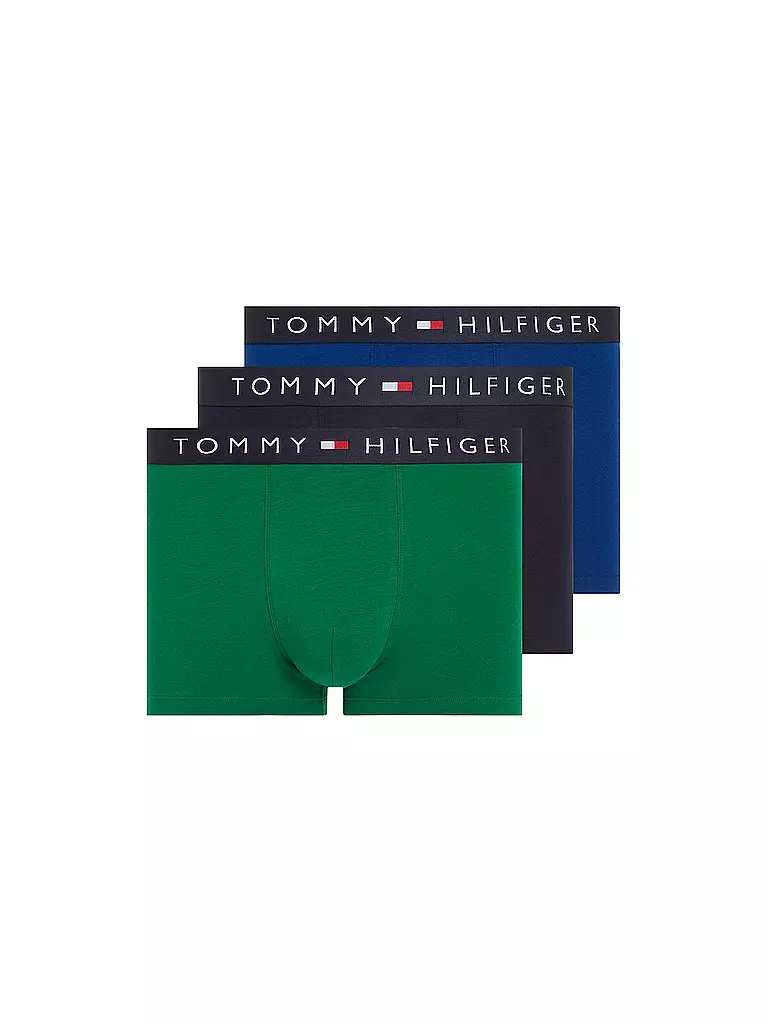 TOMMY HILFIGER | Pants 3er Pkg. blau  | dunkelgrün