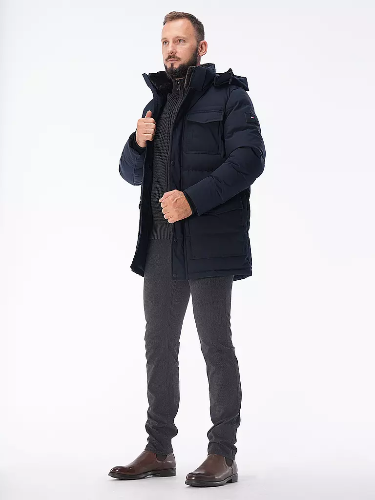 TOMMY HILFIGER | Parka | blau