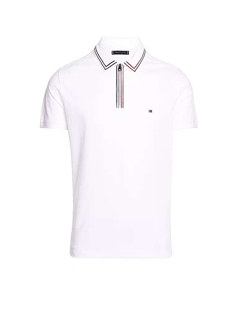 TOMMY HILFIGER | Poloshirt  | weiss