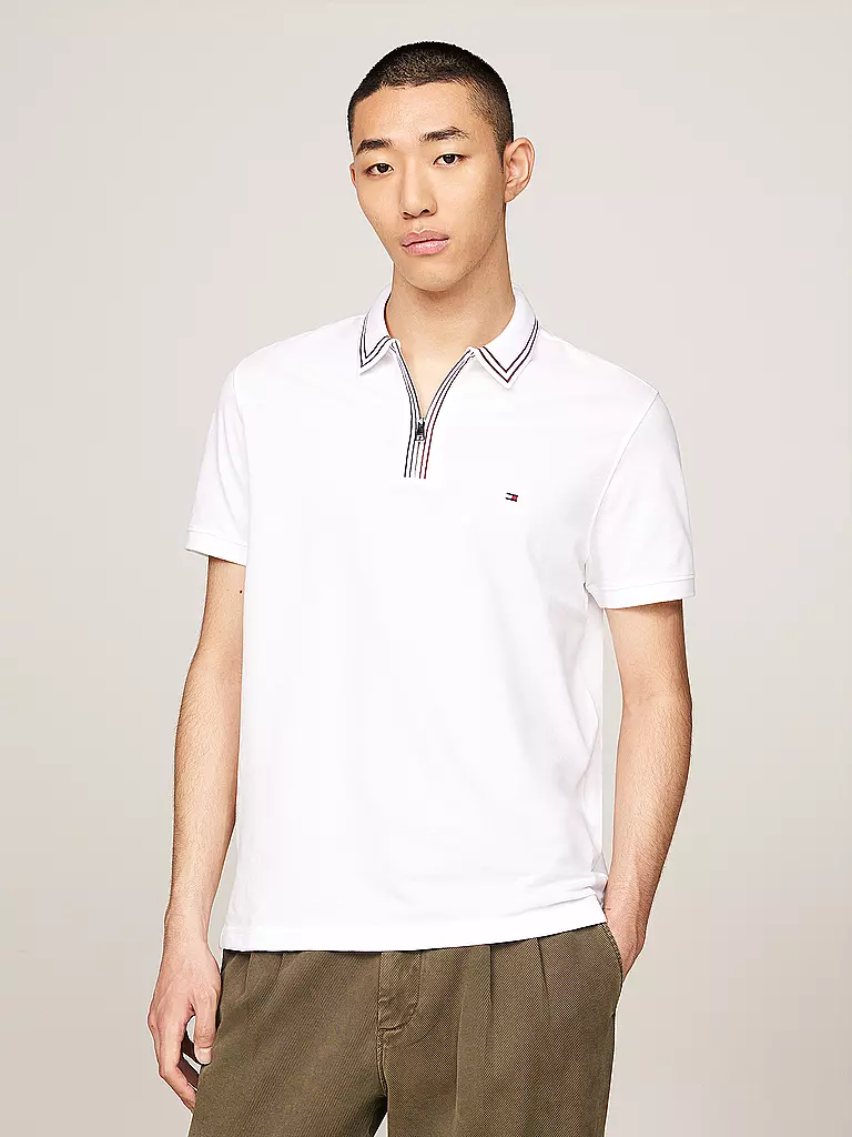 TOMMY HILFIGER | Poloshirt  | weiss