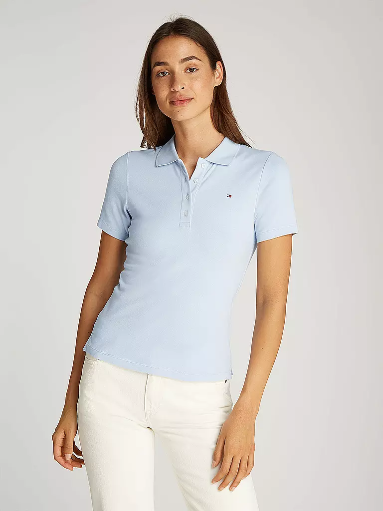 TOMMY HILFIGER | Poloshirt Slim Fit 1985 | hellblau