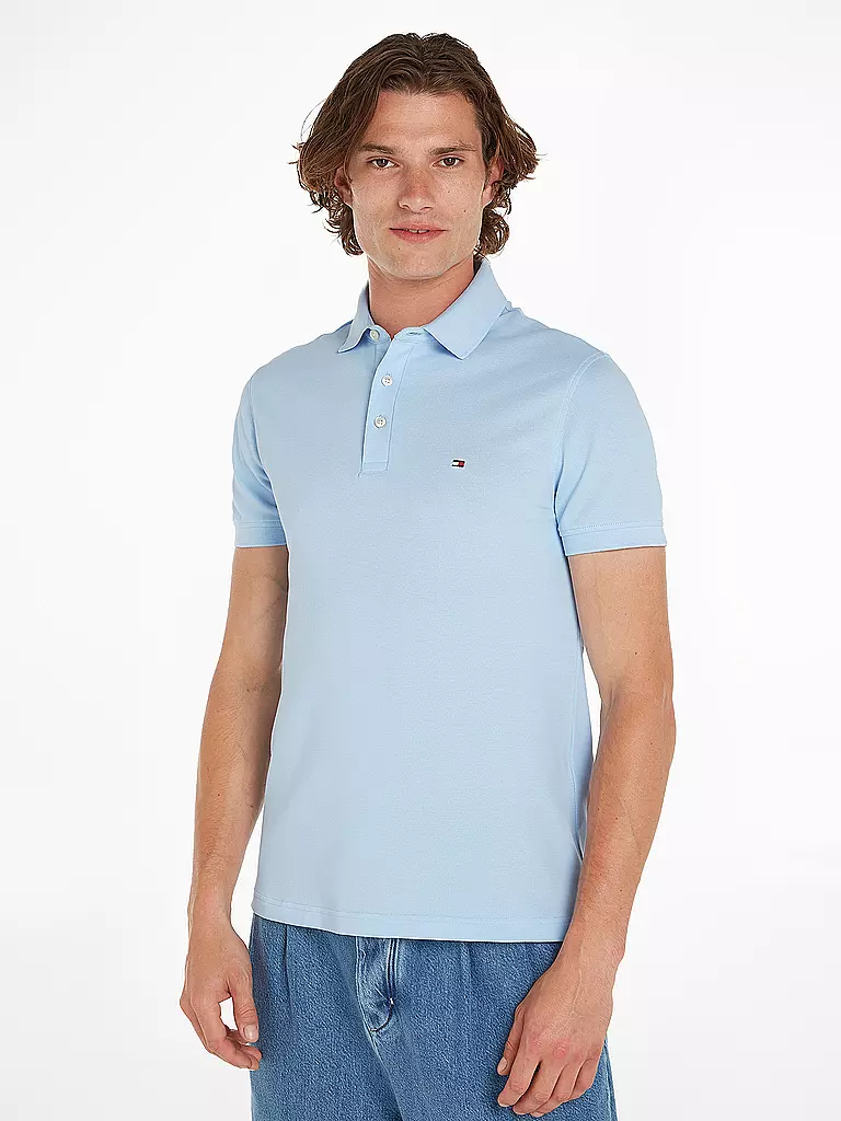 TOMMY HILFIGER | Poloshirt Slim Fit | hellblau