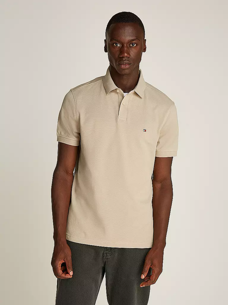 TOMMY HILFIGER | Poloshirt Slim Fit | beige