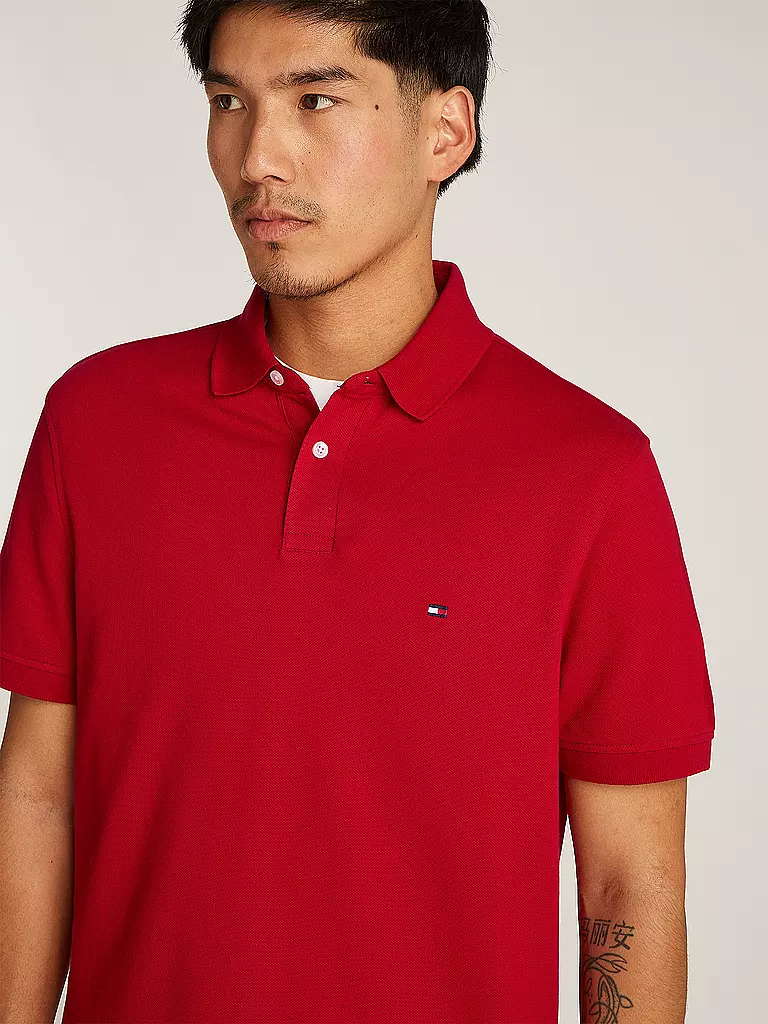 TOMMY HILFIGER | Poloshirt Slim Fit | grün