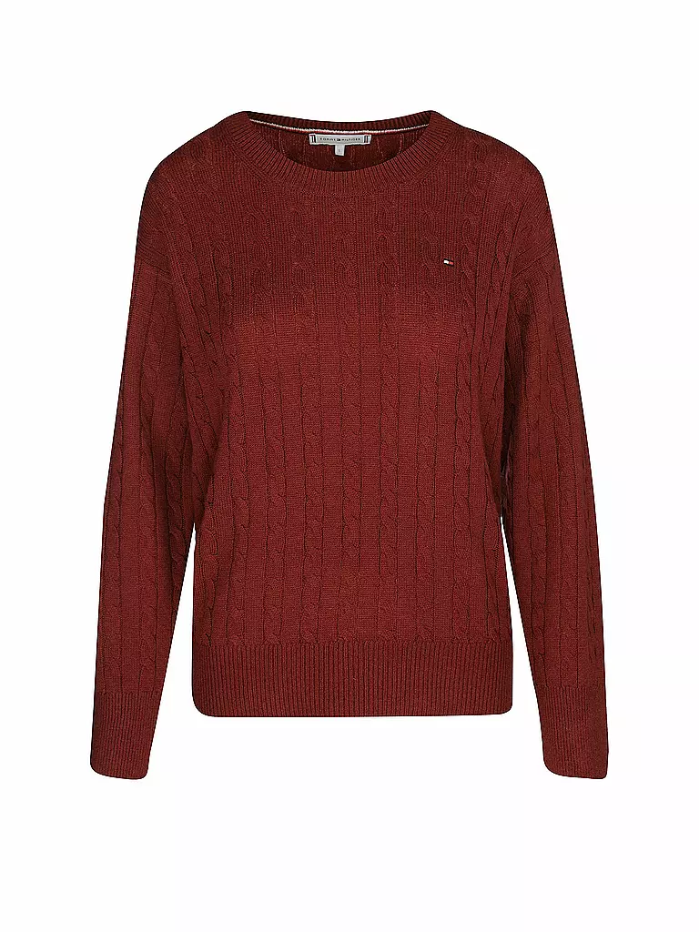 TOMMY HILFIGER | Pullover  | rot