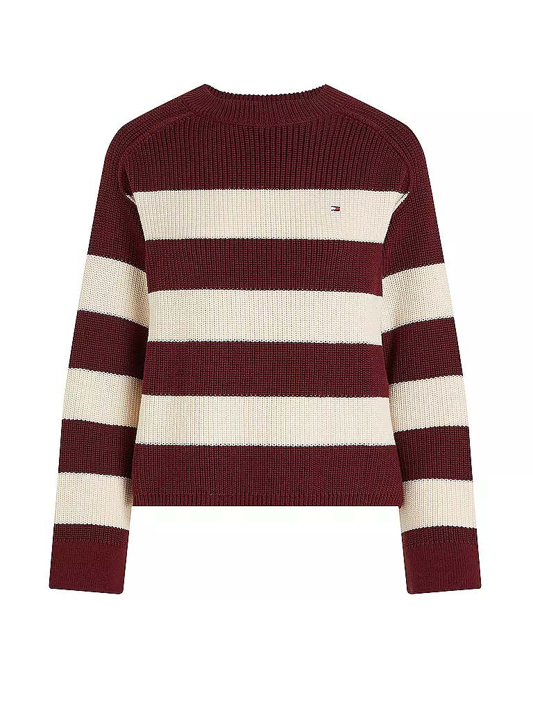 TOMMY HILFIGER | Pullover | dunkelrot