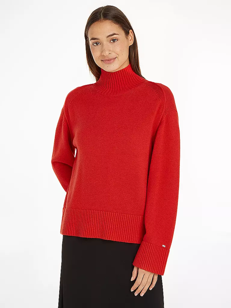 TOMMY HILFIGER | Pullover | rot