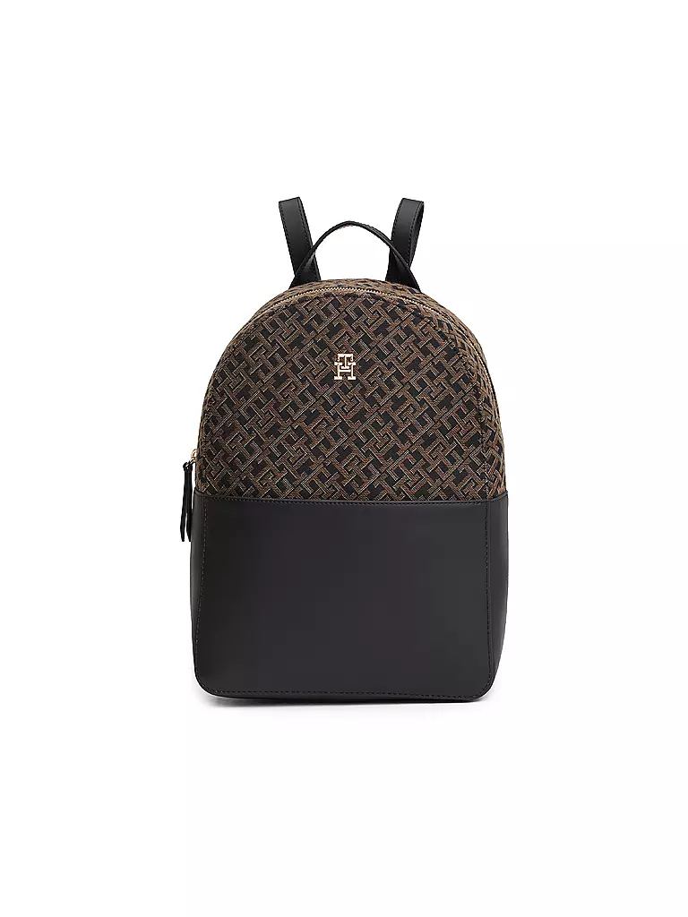 TOMMY HILFIGER | Rucksack TH JACQUARD | schwarz