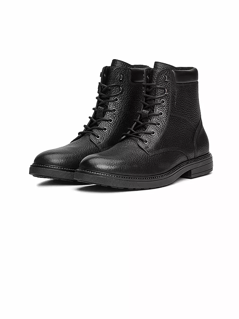 TOMMY HILFIGER | Schnürboots | schwarz