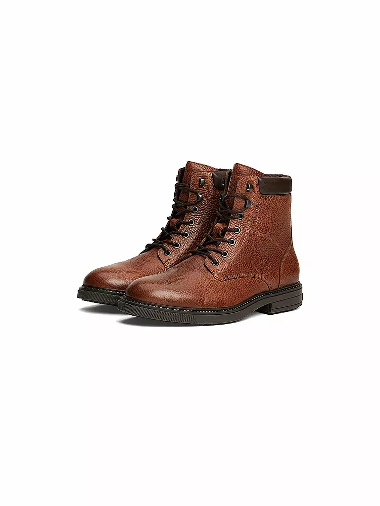 TOMMY HILFIGER | Schnürboots | braun