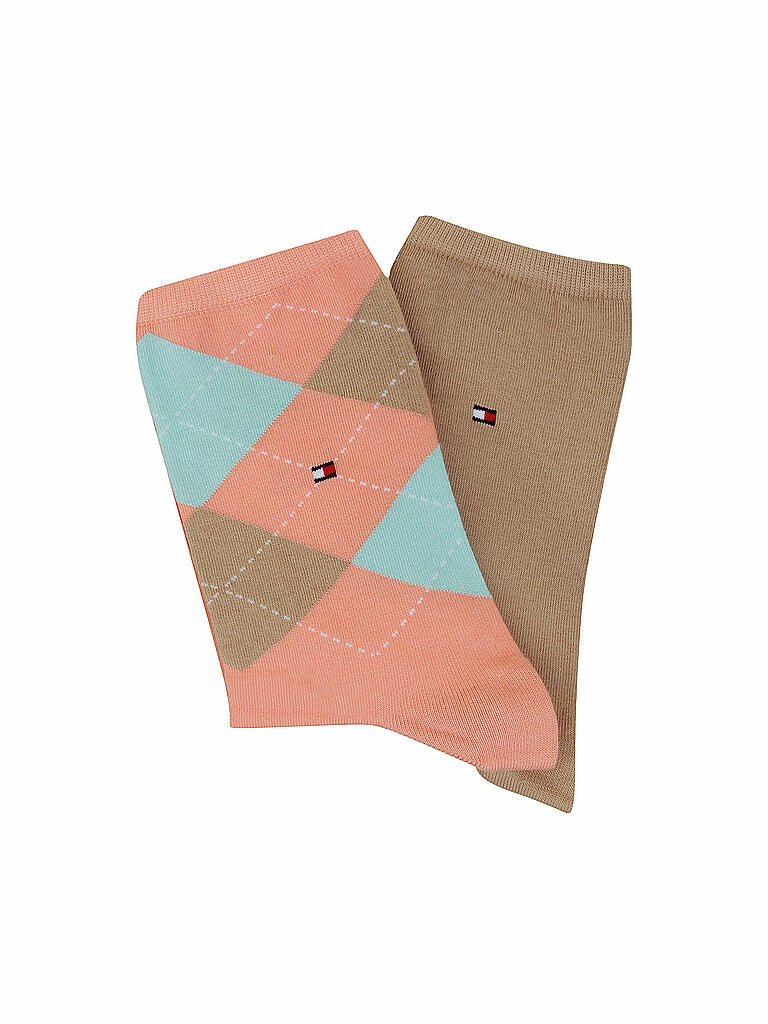 TOMMY HILFIGER | Socken 2-er Pkg. apricot | orange